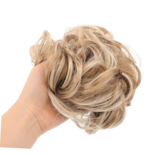 FIXOSHEE 2stücke Synthetischer Messy Bun Haarteil Haar-chignon Pferdeschwanz-dutt-hybrid Für Damen Mit Unsichtbaren Haargummis Für Besonderen Anlässe Und Alltagsoutfits von FIXOSHEE