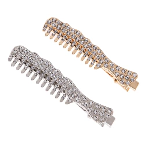 FIXOSHEE 2 Stück Rhinestone Haarspangen Glänzende Haarklammern in Gold Silber Stilvolle Haarkämme für Partys Hochzeiten Festliche Anlässe und Alltag Modische Haaraccessoires für Damen FIXOSHEE 2 Stück Rhinestone Haarspangen Glänzende Haarklammern in Gold Silber Stilvolle Haarkämme für Partys Hochzeiten Festliche Anlässe und Alltag Modische Haaraccessoires für Damen von FIXOSHEE
