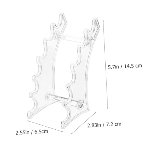 FIXOSHEE 2 Stück Stifthalter Gebogenes Display Rack für Make Up Eyeliner Lippenstift und Stifte Kompakt Leicht Organizer Regal für Büro Schreibtisch und Laden von FIXOSHEE