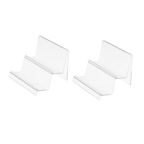 FIXOSHEE 2 Stück Teiliges Acryl display Regal Wallet Aufbewahrungständer Doppellagig Robust Transparent Desktop Organizer für Geldbörsen Schmuck Brillen FIXOSHEE 2 Stück Teiliges Acryl display Regal Wallet Aufbewahrungständer Doppellagig Robust Transparent Desktop Organizer für Geldbörsen Schmuck Brillen von FIXOSHEE