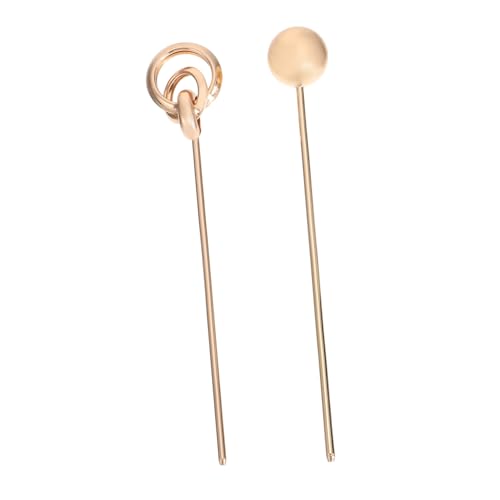 FIXOSHEE 2 Stück Teiliges Haarschmuck Aluminiumlegierung Leichte Elegante Chinesische Haarstäbchen für Frauen und Mädchen Geeignet für Zöpfe Dutt und Alltag Vintage design Sicherer Halt von FIXOSHEE