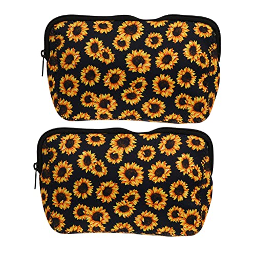 FIXOSHEE 2 Stück Teiliges Make Up Täschchen aus Robustem Gummi mit Reißverschluss Leichter Kosmetik Organizer für Damen Unterwegs als Kulturtasche für Reisen Zuhause und FIXOSHEE 2 Stück Teiliges Make Up Täschchen aus Robustem Gummi mit Reißverschluss Leichter Kosmetik Organizer für Damen Unterwegs als Kulturtasche für Reisen Zuhause und von FIXOSHEE