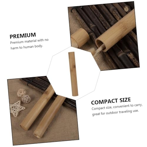 FIXOSHEE 2 Stück Teiliges Zahnbürsten Organizer aus Robustem Holz Kompakte Zahnbürstenbox für Reise und Zuhause Elektrische Zahnbürsten Geeignet Praktischer Badezimmer von FIXOSHEE