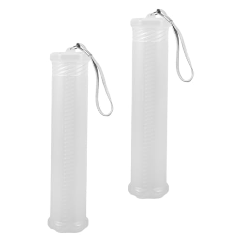 FIXOSHEE 2 Stück Transparentes Ausziehbares Kunststoff Stifthalter Teilig Flexibler Organizer für Kunst und Schreibutensilien Verstellbare Tragbarer Aufbewahrungsbehälter für Stifte und von FIXOSHEE
