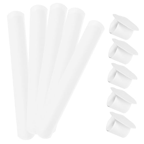 FIXOSHEE 20 Stck Teiliges Weißes Snap Armband Leere DIY Slap Bracelets für Robuste PVC Klatscharmbänder als Party Mitgebsel und Vielseitig Bemalbar und Wiederverwendbar von FIXOSHEE