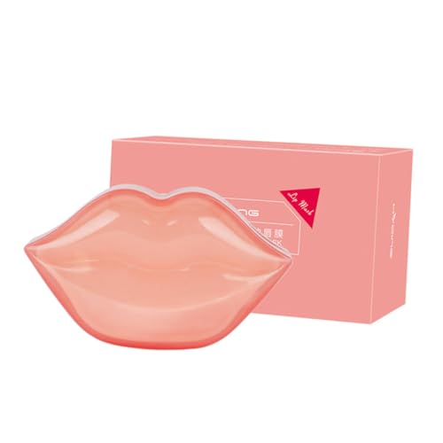 FIXOSHEE 20 Stück Kollagen Lippenmaske Lip Patch Feuchtigkeitsspendend Pflege zur Lippenbefeuchtung und Faltenreduzierung Tragbare Lippenpflege für Geschmeidige Hydratisierte Lippen von FIXOSHEE