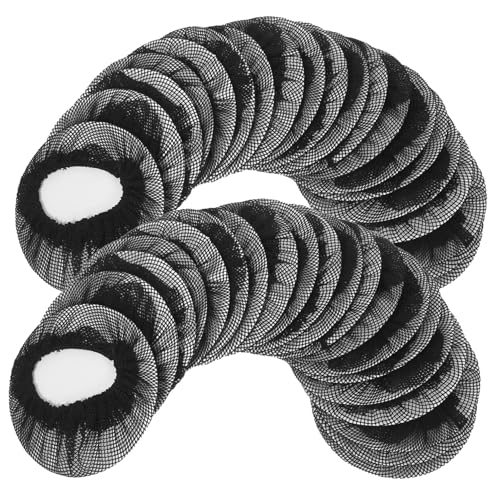 FIXOSHEE 20 Stück Teiliges Ballet Haarnetze Elastisch Wiederverwendbar Unsichtbar Schwarz Leichte Netzhaarnetze für Damen Mädchen Ballett Tanz Eiskunstlauf Eleganter Haarstil und Sichere von FIXOSHEE