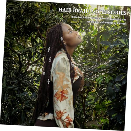 FIXOSHEE 20 Stück Teiliges Haarschmuck Ringe aus Stylische Dreadlock Haarclips und Haarperlen für Frauen Braid Clips für Einzigartige Flechtfrisuren bei Partys und Hochzeiten von FIXOSHEE