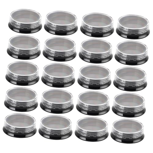 FIXOSHEE 20 Stück Teiliges Nagelkunst Organizer Box mit Fächern Tragbare Leichte Aufbewahrungsbox für Puder Cremes Make up und Proben Langlebig mit Deckel für Reisen und Maniküre von FIXOSHEE