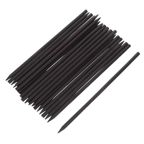 FIXOSHEE 25 Stück Teiliges Holz Haarnadeln Stiftförmig Einfacher Stil Eleganter Haarschmuck für Damen Frauen Vielseitige Haarspangen für Hochsteckfrisuren und Alltagslook von FIXOSHEE