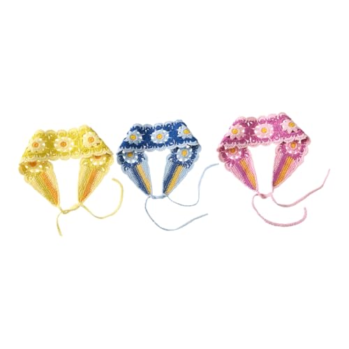 FIXOSHEE 3 Stück Gehäkeltes Stirnband Damen mit Blumenmuster Weiches Elastisches Strickhaarband für Alltag Festtage und Partys Modische Kopfbedeckung in Gelb Blau FIXOSHEE 3 Stück Gehäkeltes Stirnband Damen mit Blumenmuster Weiches Elastisches Strickhaarband für Alltag Festtage und Partys Modische Kopfbedeckung in Gelb Blau von FIXOSHEE