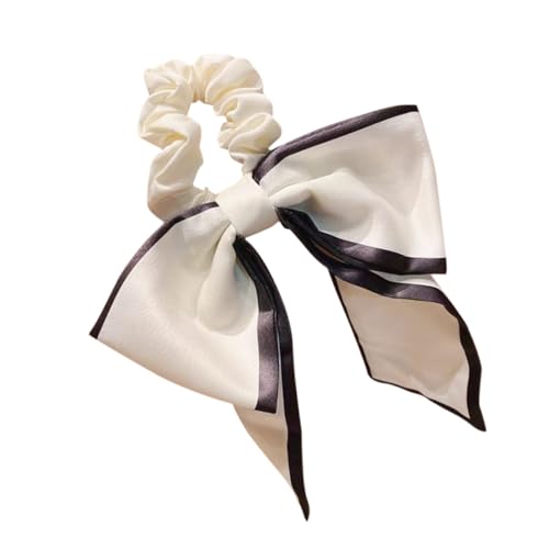 FIXOSHEE 3 Stück Haargummis mit Schleife Weiche Ponytail halter für Frauen und Mädchen Modische Haarschmuck accessoires Bequemes Material für Alltag Party und DIY frisuren von FIXOSHEE