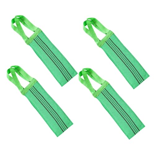 FIXOSHEE 4 Stück Peeling Badetuch für Dusche Doppelseitiger Langer Rücken Scrubber aus Weichem Sanftes Peeling Gründliche Hautreinigung für Männer und Frauen von FIXOSHEE