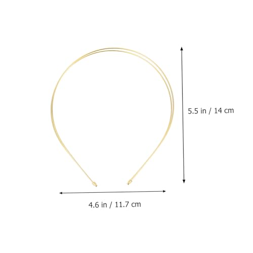 FIXOSHEE 4 Stück Teiliges Dekoratives Damen Antik Goldfarbener Haarreifen mit Perlen Eleganter Leichter Haarschmuck für Alltag Hochzeit Party und Festliche Anlässe von FIXOSHEE