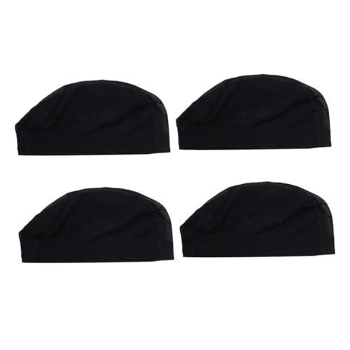 FIXOSHEE 4 Stück Teiliges Elastisches Haarnetz Verstellbares Atmungsaktives Netzhaarnetz für Perücken Geeignet für Damen und Herren Weiches Dehnbares Material für Komfortablen bei Allen von FIXOSHEE