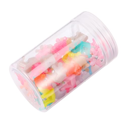 FIXOSHEE 40 Stück Teiliges Mini Haarspangen Leichte Langlebige Haarklammern in Bunten Farben Niedliche Krallenclips für und Vielseitig Einsetzbar für Mädchen von FIXOSHEE