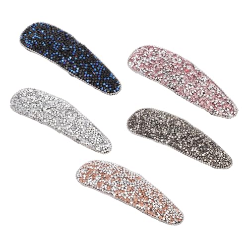 FIXOSHEE 5 Stück Teiliges Haarschmuck Funkelnden Strass haarspangen Langlebig Leicht und Komfortabel Geeignet für Kurze Dicke und Lange Haare Stilvolle Damen haaraccessoires für Hochzeit von FIXOSHEE