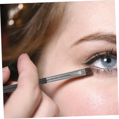 FIXOSHEE 5 Stück Teiliges Lidschatten pinselset aus Weichem Pferdehaar Vielseitige Augen make up pinsel Leicht Langlebig für Reisen Sowie Professionelle und Private Anwendung von FIXOSHEE