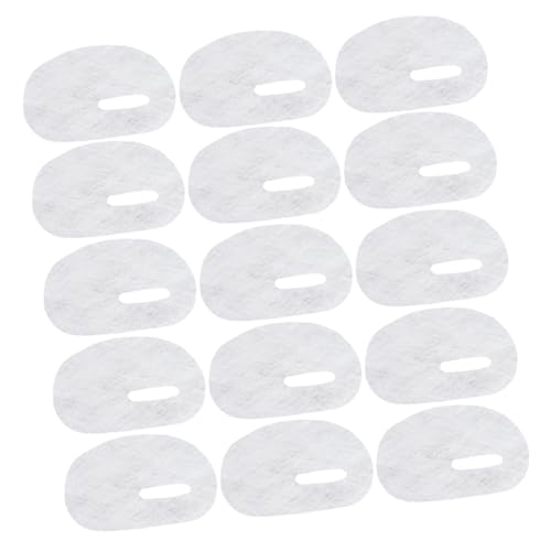 FIXOSHEE 50 Blatt Wasserlösliche Ovale Augenmasken pads aus Vliesstoff Sanft und Atmungsaktiv zur DIY augenpflege und Entspannung für Frauen Hauttypen Geeignet Ermüdung und Feine Linien von FIXOSHEE