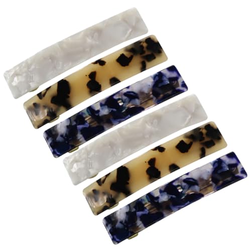 FIXOSHEE 6 Stück Teiliges Haarklammern für Dickes Haar Robuste Friseurzubehör Haarklammern mit Federspannung Rutschfeste Haarspangen für Frauen Geeignet für Styling Make up Zufällige Farbe FIXOSHEE 6 Stück Teiliges Haarklammern für Dickes Haar Robuste Friseurzubehör Haarklammern mit Federspannung Rutschfeste Haarspangen für Frauen Geeignet für Styling Make up Zufällige Farbe von FIXOSHEE