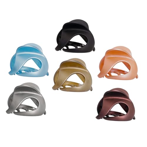 FIXOSHEE 6 Stück Teiliges Haarspangen Damen Modische Langlebige Dutt Pferdeschwanz haarklammern Vielseitige Shower Hair Clips mit Stabiler Zahnung für Alltag Büro und Geschenk von FIXOSHEE