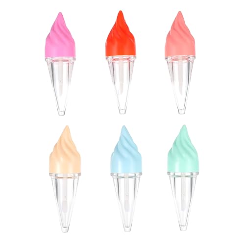 FIXOSHEE 6 Stück Teiliges Lipgloss Eiscreme design Leere Lip Balm Tuben Kompakte DIY Lippenpflege Behälter Leichte Tragbare Lippenöl Flaschen für Reisen und Geschenke FIXOSHEE 6 Stück Teiliges Lipgloss Eiscreme design Leere Lip Balm Tuben Kompakte DIY Lippenpflege Behälter Leichte Tragbare Lippenöl Flaschen für Reisen und Geschenke von FIXOSHEE