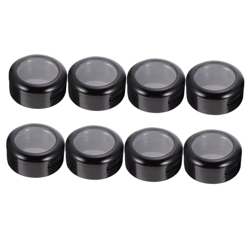 FIXOSHEE 8 Stück Teiliges Lidschatten-nachfüllbox- Weiße Leichte Make-up-Organizer-Box aus Langlebigem Material Kompakt und Praktisch für Zuhause und Reise Geeignet für Einzelne Lidschatten von FIXOSHEE