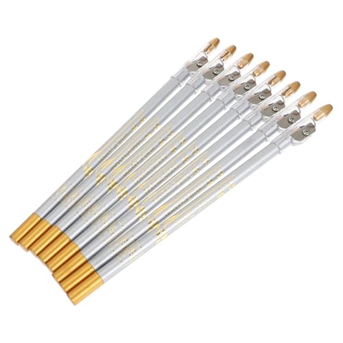 FIXOSHEE 8 Stück Wasserdichter Augenbrauenstift Integriertem Anspitzer Präzise Langanhaltend Schweißresistent für Natürliche Augenbrauen Make up bei Frauen und Mädchen von FIXOSHEE