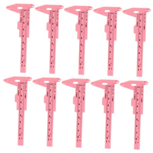 FIXOSHEE Augenbrauen Messlineal aus Robustem Kunststoff Tragbarer Präziser Schieblehre eyeliner für Professionelle und Anfänger Leichtes Praktisches Werkzeug zur Exakten von FIXOSHEE