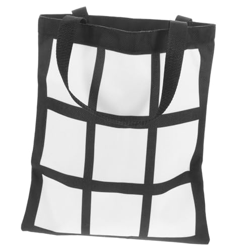 FIXOSHEE Baumwoll Leinen Tragetasche mit Griff Bedruckbare Sublimation und Einkaufstasche Wiederverwendbar Vielseitig als Strand und Alltagstasche Geeignet von FIXOSHEE