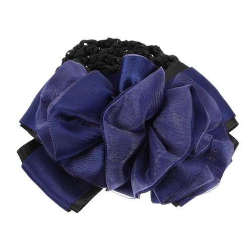 FIXOSHEE Berufliches Haarnetz Damen Blau Haarnetz Haarklammer Fester Sitz Für Service Pflege Hotel Restaurant Eleganter Haar bun schutz Praktischer Haarschmuck Arbeitsplatz von FIXOSHEE