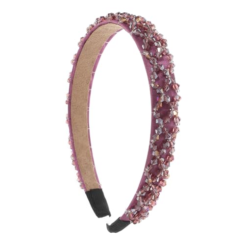 FIXOSHEE Breites Haarband Damen Schmaler Leichter Strass Haarreif mit Funkelnden Kristallsteinen Eleganter Haarschmuck für Partys und Hochzeiten Modisches Accessoire für Mädchen und Frauen von FIXOSHEE