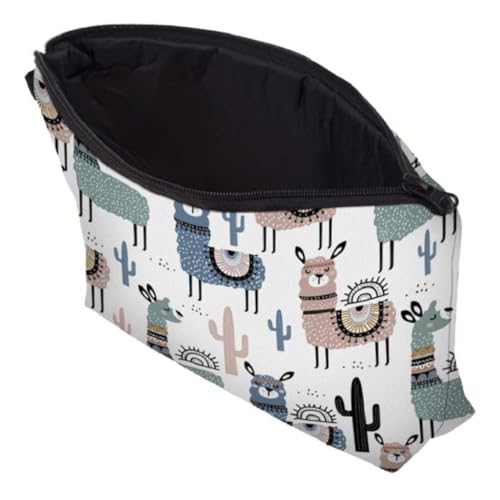 FIXOSHEE Digital Print Alpaka Kosmetiktasche Damen Wasserabweisend Leicht Multifunktional Kulturbeutel mit Reißverschluss für Reisen und Alltag FIXOSHEE Digital Print Alpaka Kosmetiktasche Damen Wasserabweisend Leicht Multifunktional Kulturbeutel mit Reißverschluss für Reisen und Alltag von FIXOSHEE