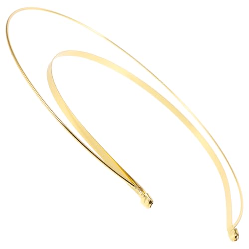 FIXOSHEE Doppellagiges Metall Haarreif Stirnband mit Göttinnen Krone Elastisch Fester Sitz Komfortabel und Langlebig DIY Bastelmaterial für Hochzeit Braut Party und Halloween von FIXOSHEE
