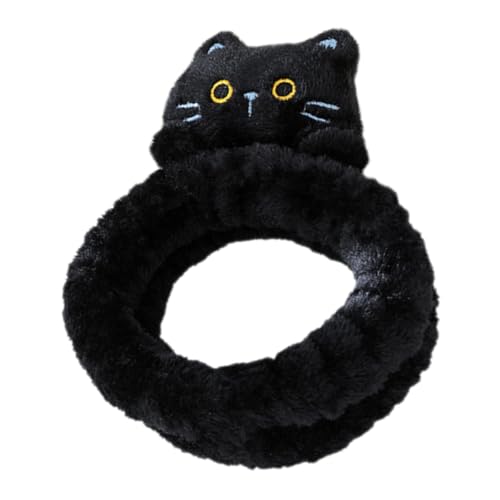 FIXOSHEE Elastisches Spa-stirnband Damen Cartoon Katze Weiches Dehnbares Make-up Haarband Für Gesichtswäsche Yoga Dusche Alltag Sanftes Bequemes Haarzubehör von FIXOSHEE