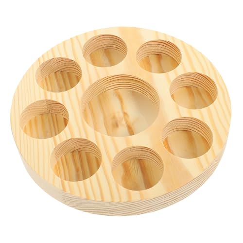FIXOSHEE Essentieller Ätherischer Ölhalter Rund Fächer Aufbewahrungsbox Glasflaschen Organizer Nagelölhalter Aromatherapie Zubehör Robust Langlebig für Zuhause Salon Massage von FIXOSHEE