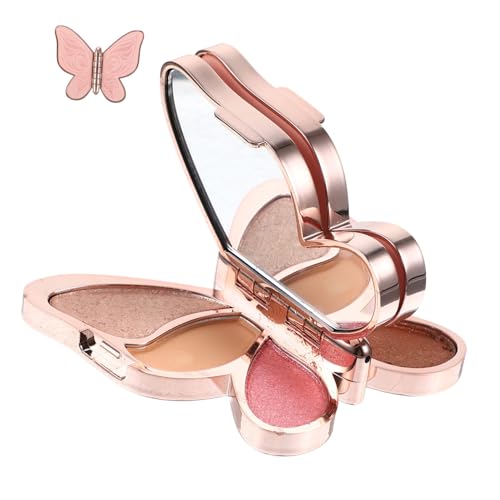 FIXOSHEE Farben Kois Perlmutt Lidschatten Palette Tragbares Hochpigmentiertes Glitzerndes Augen Make Up mit Seidig Matter Textur für Langanhaltende Farbintensität und Zufällige Farbe von FIXOSHEE