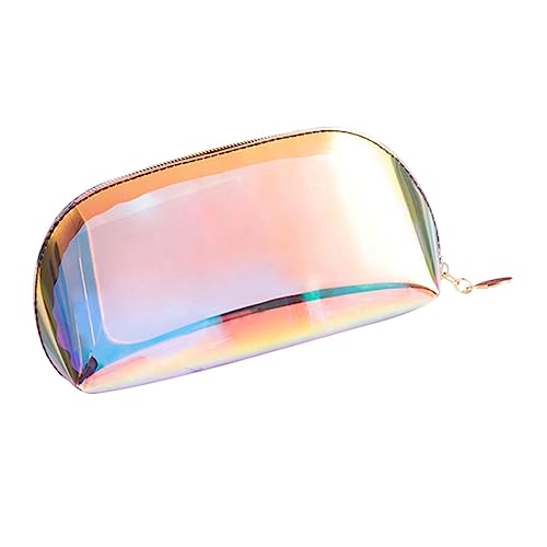 FIXOSHEE Fashion Kosmetiktasche Damen Transparent TPU Material Leicht Tragbar Reißverschluss Kosmetik Organizer Tasche Multifunktional für Make up und Aufbewahrung Großes Design für von FIXOSHEE