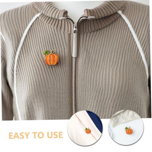 FIXOSHEE Glitzernde Halloween Brosche mit Strasssteinen Funkelnde Kürbis Anstecknadel für Damen und Herren Dekorativer Pin für Kleidung Taschen und Hüte Vielseitiges Accessoire für von FIXOSHEE