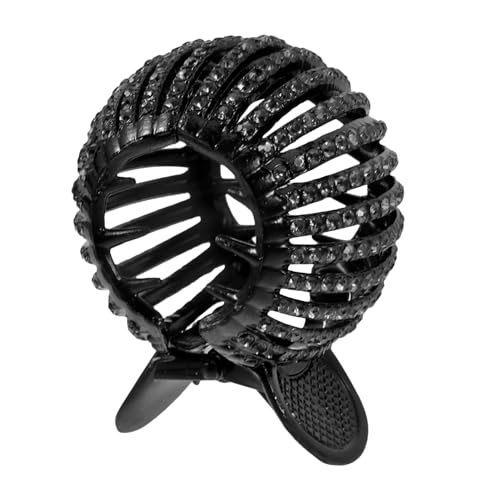 FIXOSHEE Große Ponytail Haarklammer mit Strassbesatz Damen Haarspange Clip für Elegante Hochsteckfrisuren und Modische Pferdeschwanz Frisuren Robust und Langlebig für Alltag und von FIXOSHEE