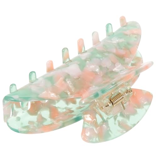 FIXOSHEE Großer Haarklammer Acetat Haarkralle Damen Haarspange für Dickes Haar Robust Langlebig Starker Griff Vielseitig Verwendbar Beim Sport Kochen Make up Eleganter Haarschmuck für von FIXOSHEE