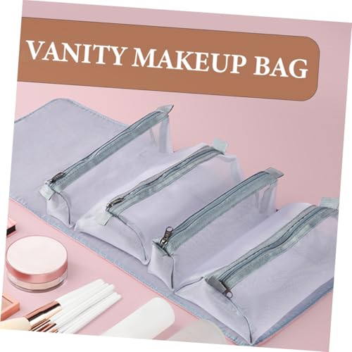 FIXOSHEE Großer Kulturbeutel Damen mit Separaten Fächern Abnehmbar Vielseitige Kosmetiktasche aus Robustem Oxford als Reise Make up und Toilettenartikel Organizer von FIXOSHEE