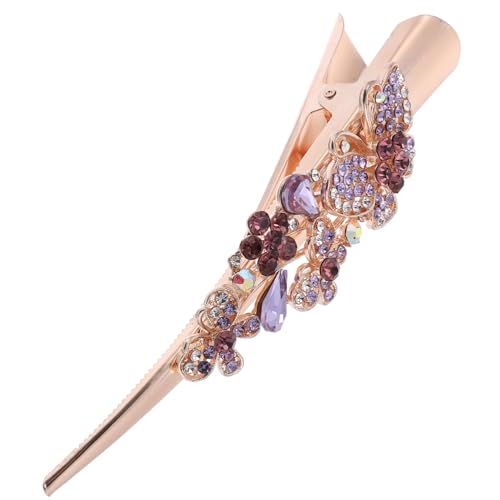 FIXOSHEE Großer Vintage Haarklammer Damen mit Strass Haarclip für Leichter Haarspange für Partys und Alltag Modischer Haarschmuck für Einzigartige Frisuren von FIXOSHEE