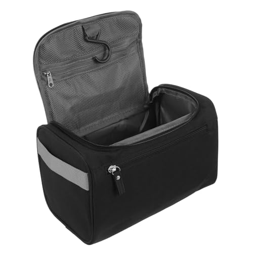 FIXOSHEE Hängender Kulturbeutel mit Haken Tragbare Reise Kosmetiktasche für Damen und Herren Multifunktionaler Organizer mit Mehreren Fächern Kompakte Toilettenartikel Tasche für Unterwegs von FIXOSHEE