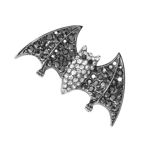FIXOSHEE Halloween Haarklammer Bat Wings aus Legierung Funkelnder Strassstein Haarclip für Mädchen und Frauen Gruseliges Party Accessoire Passend zu Hexenkostüm und Halloween Feier von FIXOSHEE