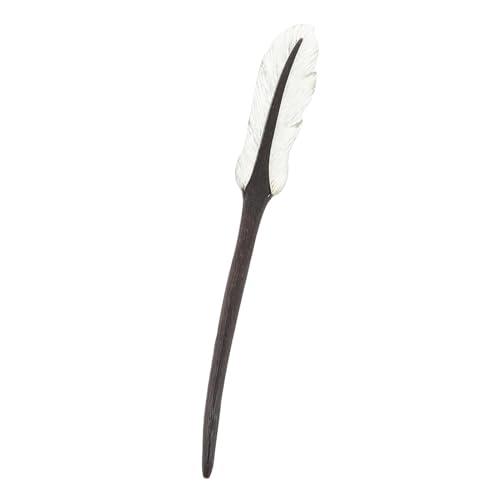 FIXOSHEE Handgefertigter Natürlicher Schwarzer Holz haarstab mit Federmotiv Chinesischer Vintage stil Haarnadel für Damen als Hochzeitsschmuck und Vielseitiger Haarnadelstick für FIXOSHEE Handgefertigter Natürlicher Schwarzer Holz haarstab mit Federmotiv Chinesischer Vintage stil Haarnadel für Damen als Hochzeitsschmuck und Vielseitiger Haarnadelstick für von FIXOSHEE