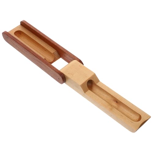 FIXOSHEE Kleines Holz federmäppchen mit Robustem Schutz Tragbare Stiftebox für Kugelschreiber Bleistifte und Füllfederhalter Praktische Geschenkverpackung für Büro und Schule von FIXOSHEE
