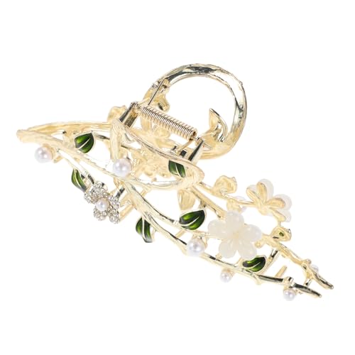 FIXOSHEE Krallenclip Metall Blumenclips Krallen Haarclips Blumen Haarclips Für Frauen Metall Blumen Haar Accessoire Für Frauen Hawaii Haarkrallen Für von FIXOSHEE
