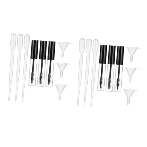 FIXOSHEE Leere Nachfüllbare Mascara Eyelash mascara behälter mit Pipetten und Trichtern Transparenter Make up container für Lipgloss und Augenbrauen Wiederverwendbare Tuben von FIXOSHEE