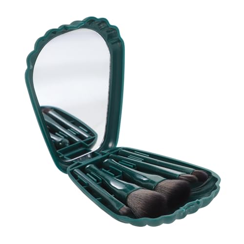 FIXOSHEE Makeup Pinsel Shell Design Weiche Blending Brushes für Frauen Vielseitige Kosmetik Augenpinsel Reisefreundlich Bequeme Anwendung Hautfreundliche Borsten Elegante Grüne von FIXOSHEE